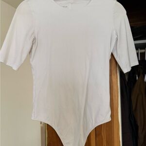 Everlane Short Sleeve Bodysuit - White